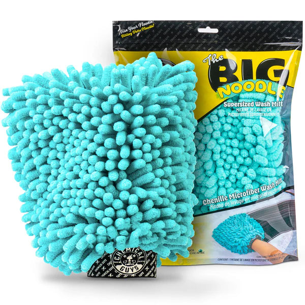 Chemical Guys Big Noddle Wash Mitt Teal MIC513 - Auto Obsessed