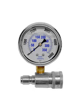 Load image into Gallery viewer, MTM Pressure Gauge 5,000 PSI Top Mount