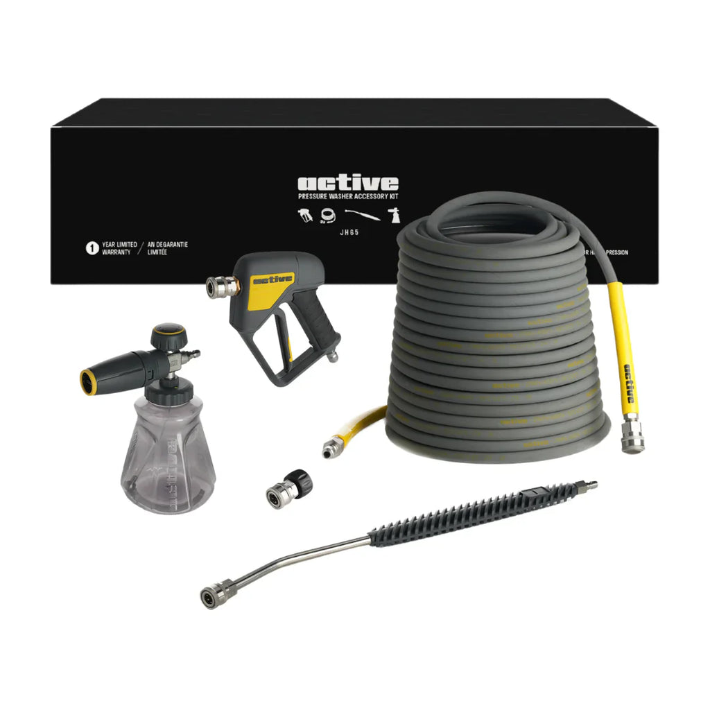 Active™ Premium Accessory Bundle for Pressure Washers, available at Auto Obsessed in Canada.